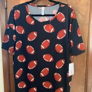 BNWT - Lularoe Irma - Footballs